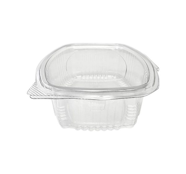 Posuda s ravnim poklopcem rPET 750 ml prozirna [100 kom/pak]