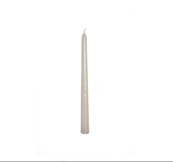 Konusna svijeća bijela h=25 cm