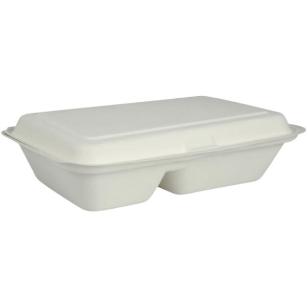 Embalaža BIO 23х16х8 cm 2-delna sladkorni trs [50 kom/pak]