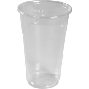 Čaša PP 500 ml prozirna d=9.5cm,  h=15cm (draft beer) (50 kom/pak)