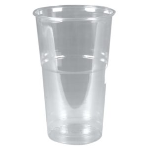 Čaša rPet 500 ml prozirna tvrde  d=95 mm (50 kom/pak)