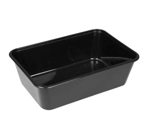 Posuda PP 1000 ml 170х115х75 mm crna [50 kom/pak]