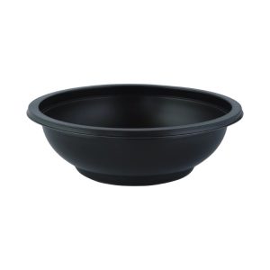 Posuda PP 350 ml d=145 mm h=50 mm crna, bez poklopca [50 kom/pak]