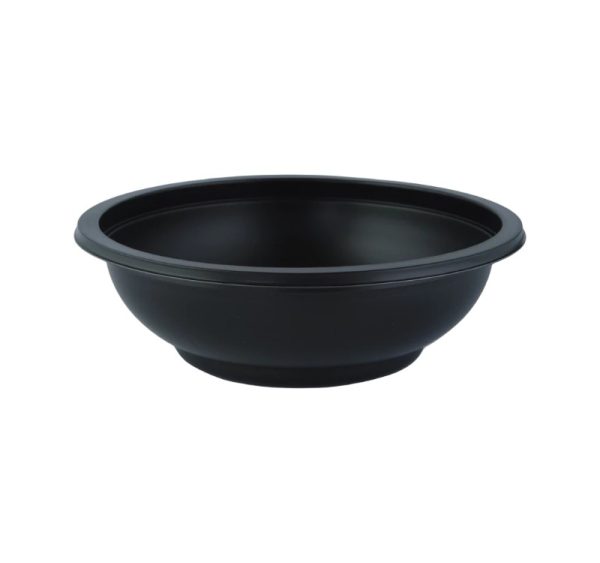 Posuda PP 350 ml d=145 mm h=50 mm crna, bez poklopca [50 kom/pak]