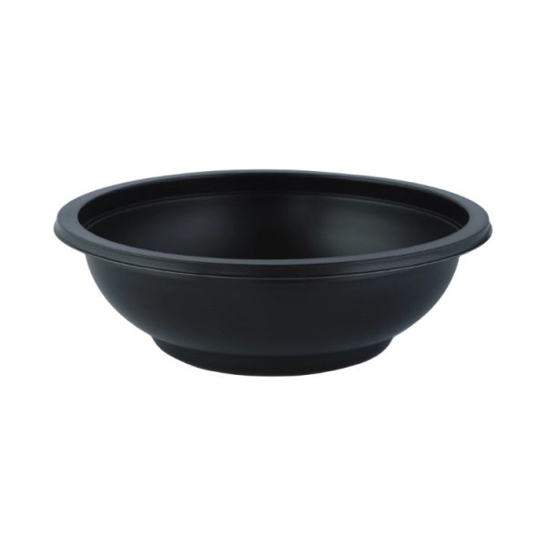 Posuda PP 350 ml d=145 mm h=50 mm crna, bez poklopca [50 kom/pak]