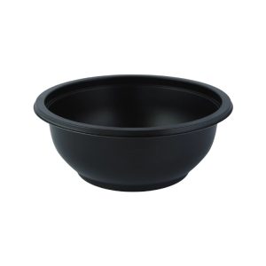 Posuda PP 500 ml d=145 mm h=60 mm crna, bez poklopca [50 kom/pak]