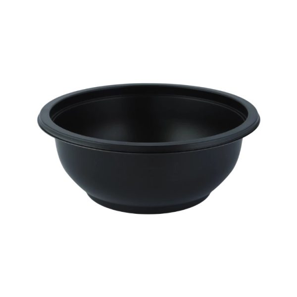 Posuda PP 500 ml d=145 mm h=60 mm crna, bez poklopca [50 kom/pak]