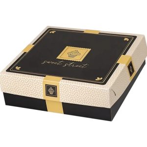 Kutija s poklopcem za desert 35x35x10 cm Sweet Street [11 kom/pak]