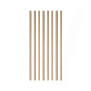 Slamke papirnate  l=250 mm d=8 mm kraft 100 kom/pak [5 kom/pak]