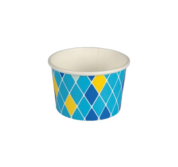 Papirna zdjela od 120 ml za sladoled, plava [500 kom/pak]