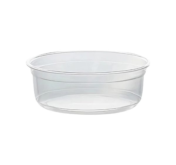 Posuda PET 250ml DELI d=117mm, h=45mm prozorna, bez poklopca [50 kom/pak]
