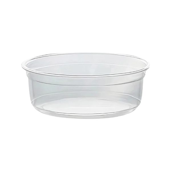 Posuda PET 250ml DELI d=117mm, h=45mm prozorna, bez poklopca [50 kom/pak]