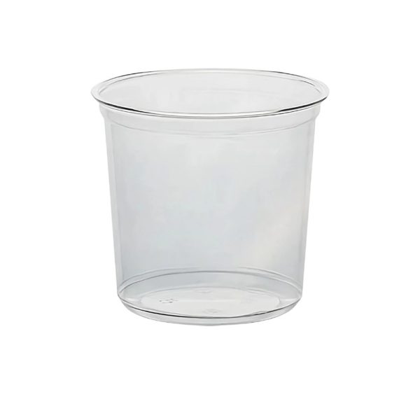 Posuda PET 500ml DELI d=117mm, h=75mm prozorna, bez poklopca [50 kom/pak]