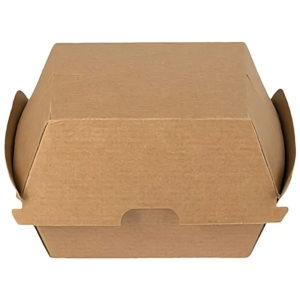 Kutija za hamburger 10.5×10.5×8.5 cm kraft 50 kos/pak (50 kom/pak)