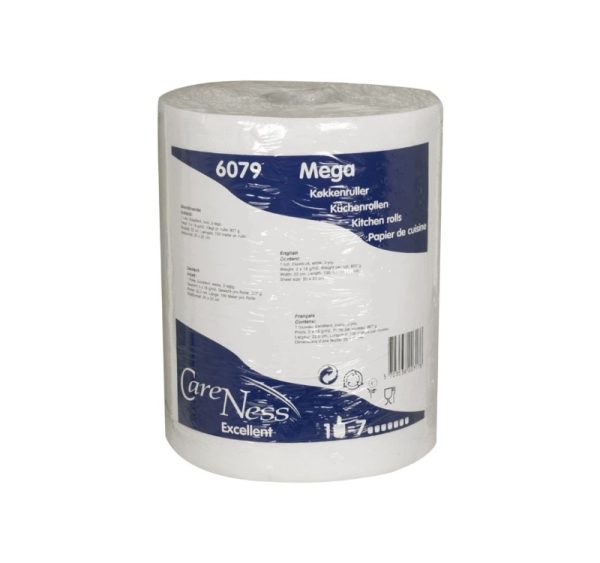 Papirnati ručnici u roli 2 sl 100 m Multi brisače Premium, bijeli