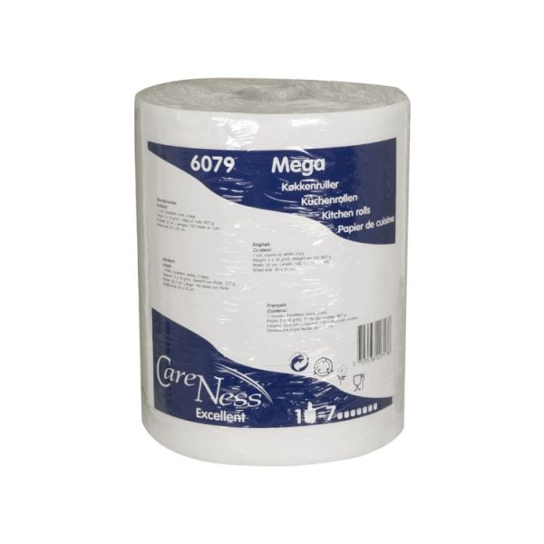 Papirnati ručnici u roli 2 sl 100 m Multi brisače Premium, bijeli