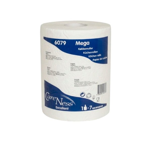 Papirnati ručnici u roli 2 sl 100 m Multi brisače Premium, bijeli