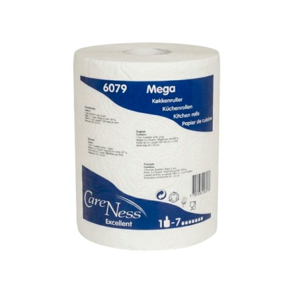 Papirnati ručnici u roli 2 sl 100 m Multi brisače Premium, bijeli