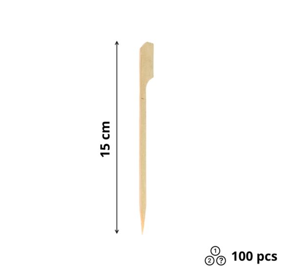 Pikalica od bambusa 15cm Golf 100 kom