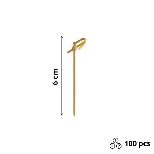 Pikalica od bambusa 6cm Čvor 100 kom