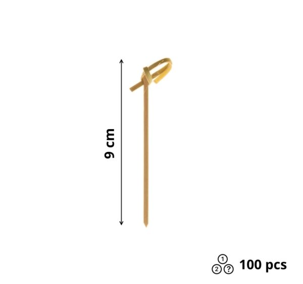 Pikalica od bambusa 9cm Čvor 100 kom