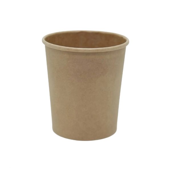 Posuda papirnata 440 ml d=97 mm h=100 mm kraft bez poklopca 25 kom