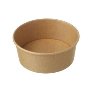 Papirnata posuda 1000 (1100) ml d=185 mm h=60 mm, kraft 50 kom