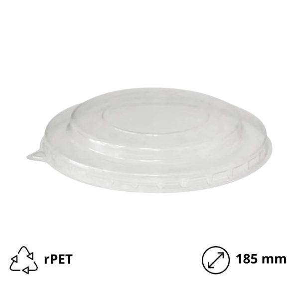 Poklopac rPET za posudu 1000 (1100) ml d=185 mm 50 kom