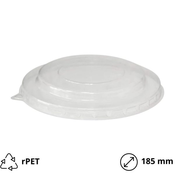 Poklopac rPET za posudu 1000 (1100) ml d=185 mm 50 kom