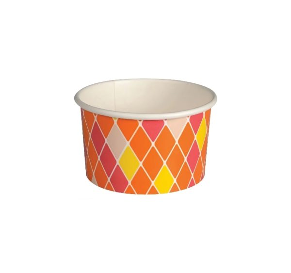 Papirnata skodelica 170 ml narančasta 50 kom