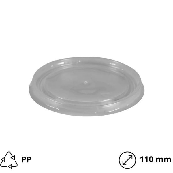 Poklopac PP d=110 mm proziran 50 kom