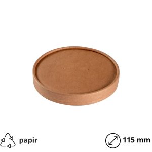 Papirnati poklopac d=115 mm kraft 25 kom