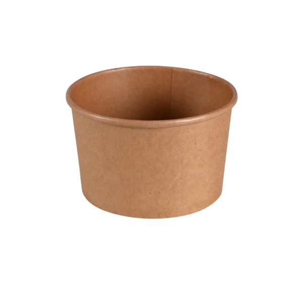 Papirnata posuda 480 (550) ml d=110 mm h=70 mm, kraft, bez poklopca 50 kom