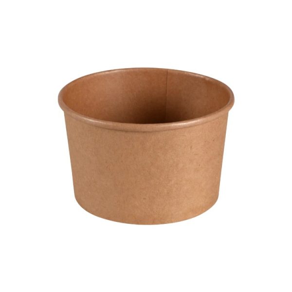 Papirnata posuda 480 (550) ml d=110 mm h=70 mm, kraft, bez poklopca 50 kom