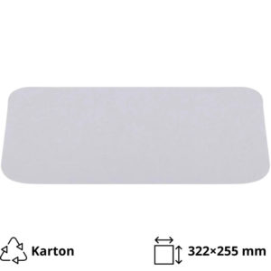 Poklopac za alu posudu 3180 ml 322×255 mm  50 kom