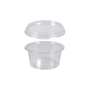Posuda za umake za poklopcem PET 100 ml, 300 kom (komplet)