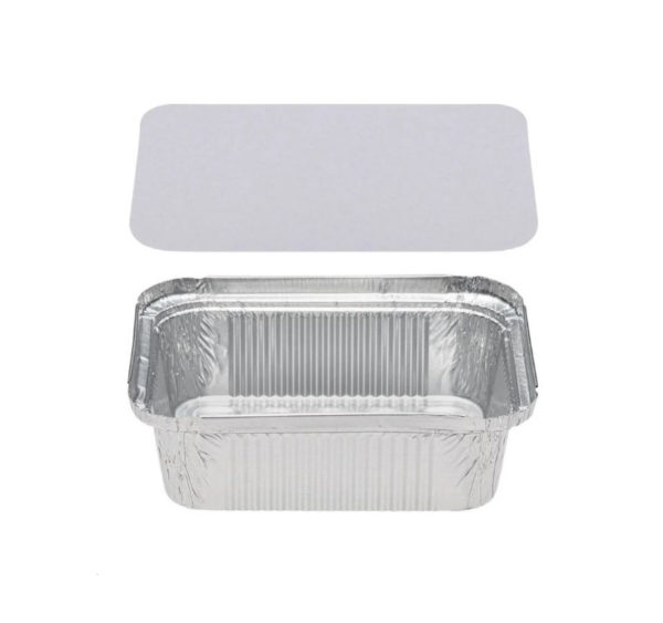 Alu posuda za poklopcem 450 ml 146x121x40mm, 100 kom (komplet)