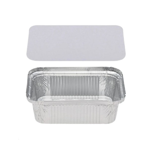 Alu posuda za poklopcem 450 ml 146x121x40mm, 100 kom (komplet)