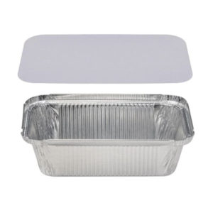 Alu posuda za poklopcem 900 ml 202x137x50mm, 100 kom (komplet)