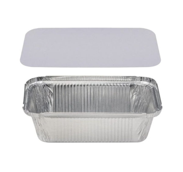 Alu posuda za poklopcem 900 ml 202x137x50mm, 100 kom (komplet)
