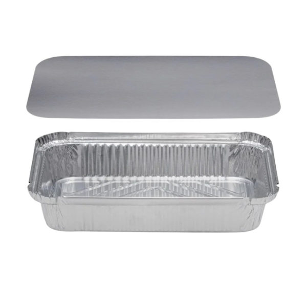Alu posuda za poklopcem 1125 ml 247x147x45mm (komplet)