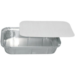Alu posuda 1100 ml za poklopcem 227x174x42 mm, 100 kom (komplet)