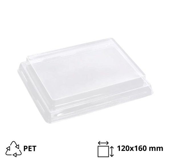 Poklopac za posudu One Click 120x160mm, proziran, h=20 mm 50 kom
