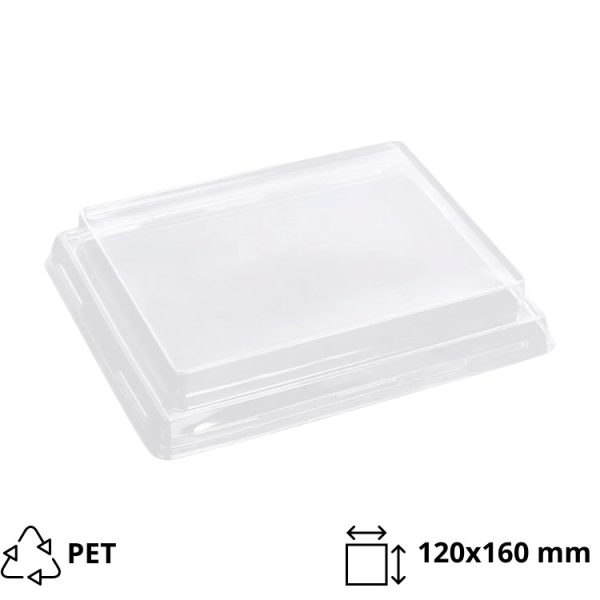 Poklopac za posudu One Click 120x160mm, proziran, h=20 mm 50 kom