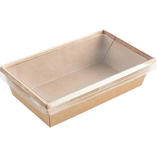 Posuda 800 ml, craft, 120*200*55mm za poklopcem, 50 kom (komplet)