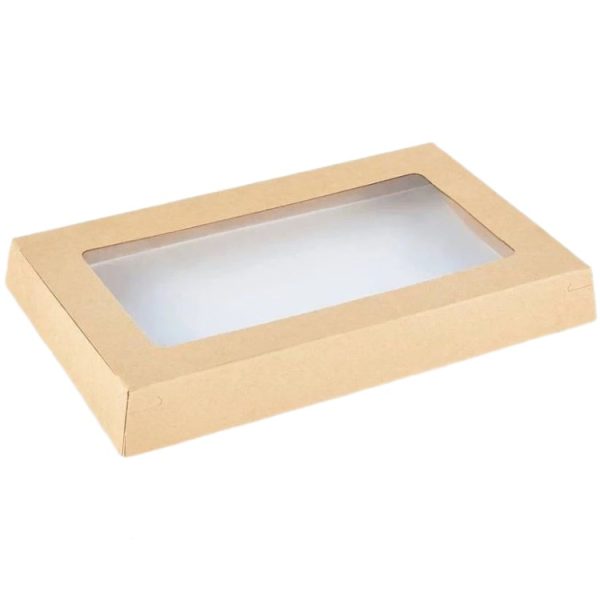 Poklopac raven za posudu OneClick 800 ml 120×200 mm [25 kom/pak]