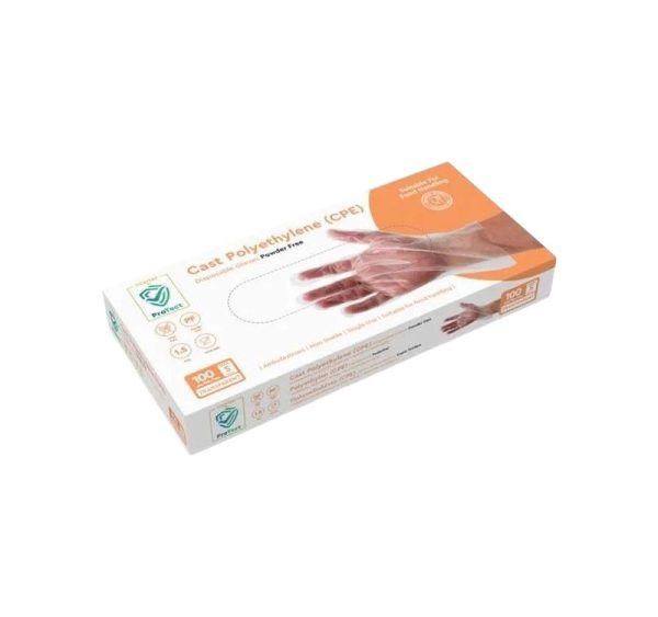 Rukavice CPE bez pudera 100 kom/pak S