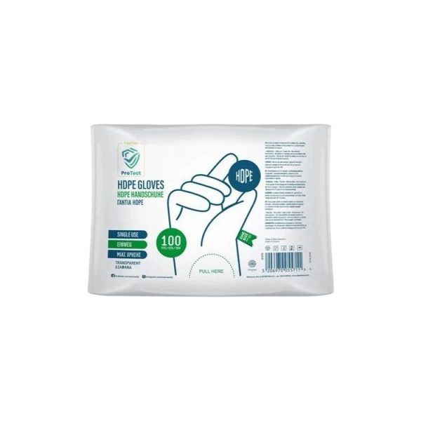 Rukavice HDPE bez pudera 100 kom