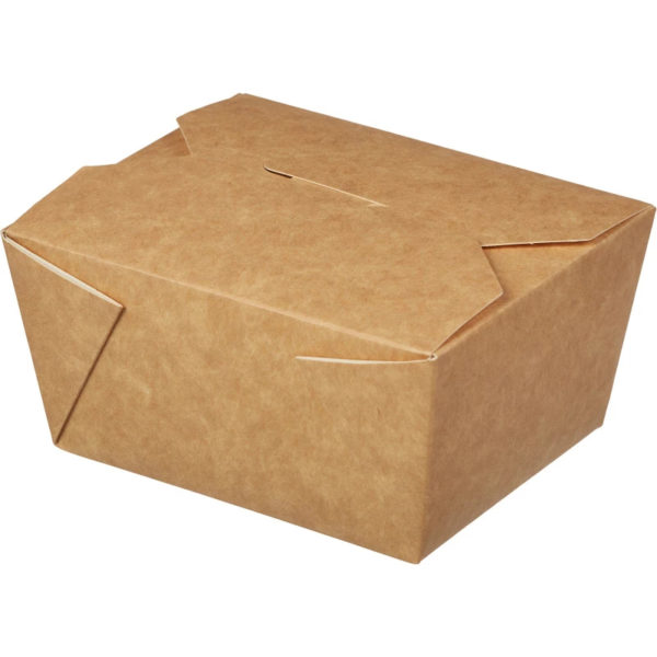 Papirnata posuda Fold Box 600 ml 110x90x65 mm kraft (25 kom/pak)