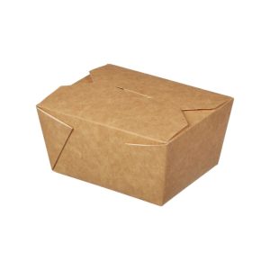 Papirnata posuda Fold Box 600 ml 110x90x65 mm, kraft 25 kom